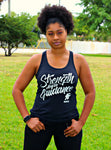 Strength And Guidance Women Tank Top Black
