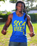 Soca Vibes Men Tank Top Blue