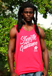 Strength And Guidance Red Tank Top Men
