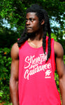 Strength And Guidance Red Tank Top Men